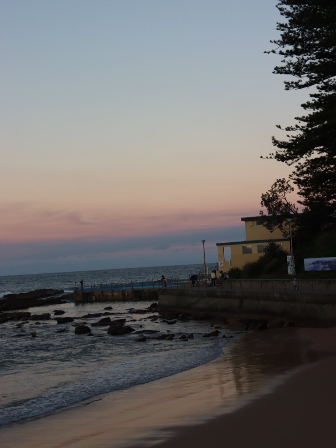 Coastal sunset photograph
